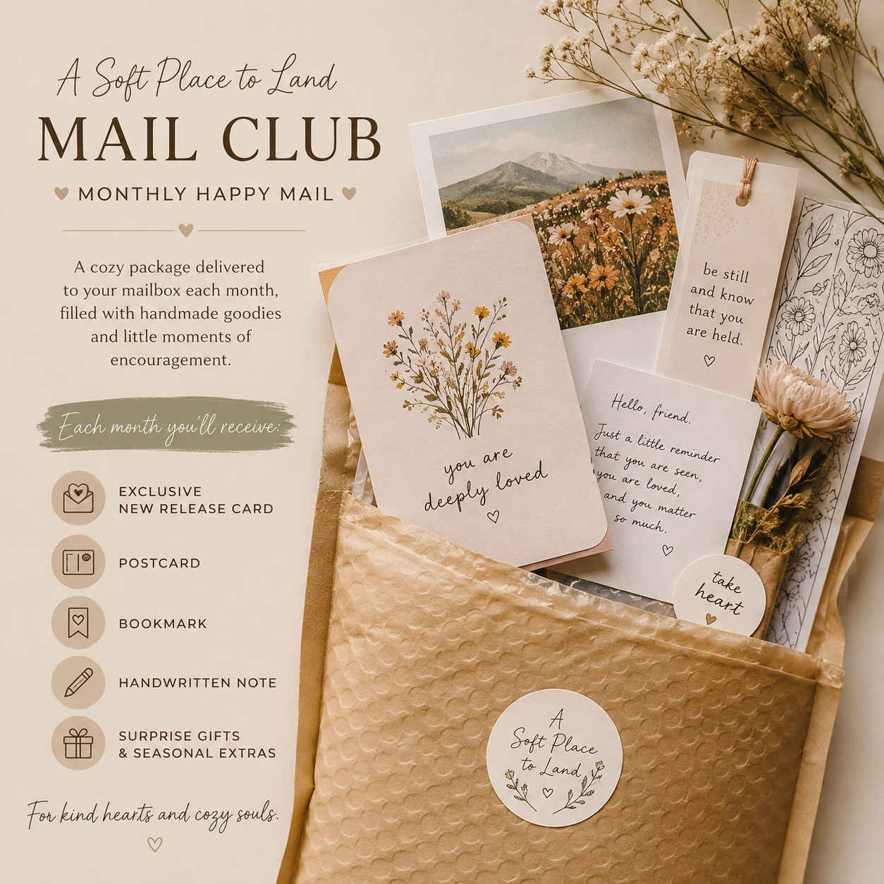 A Soft Place To Land Mail Club