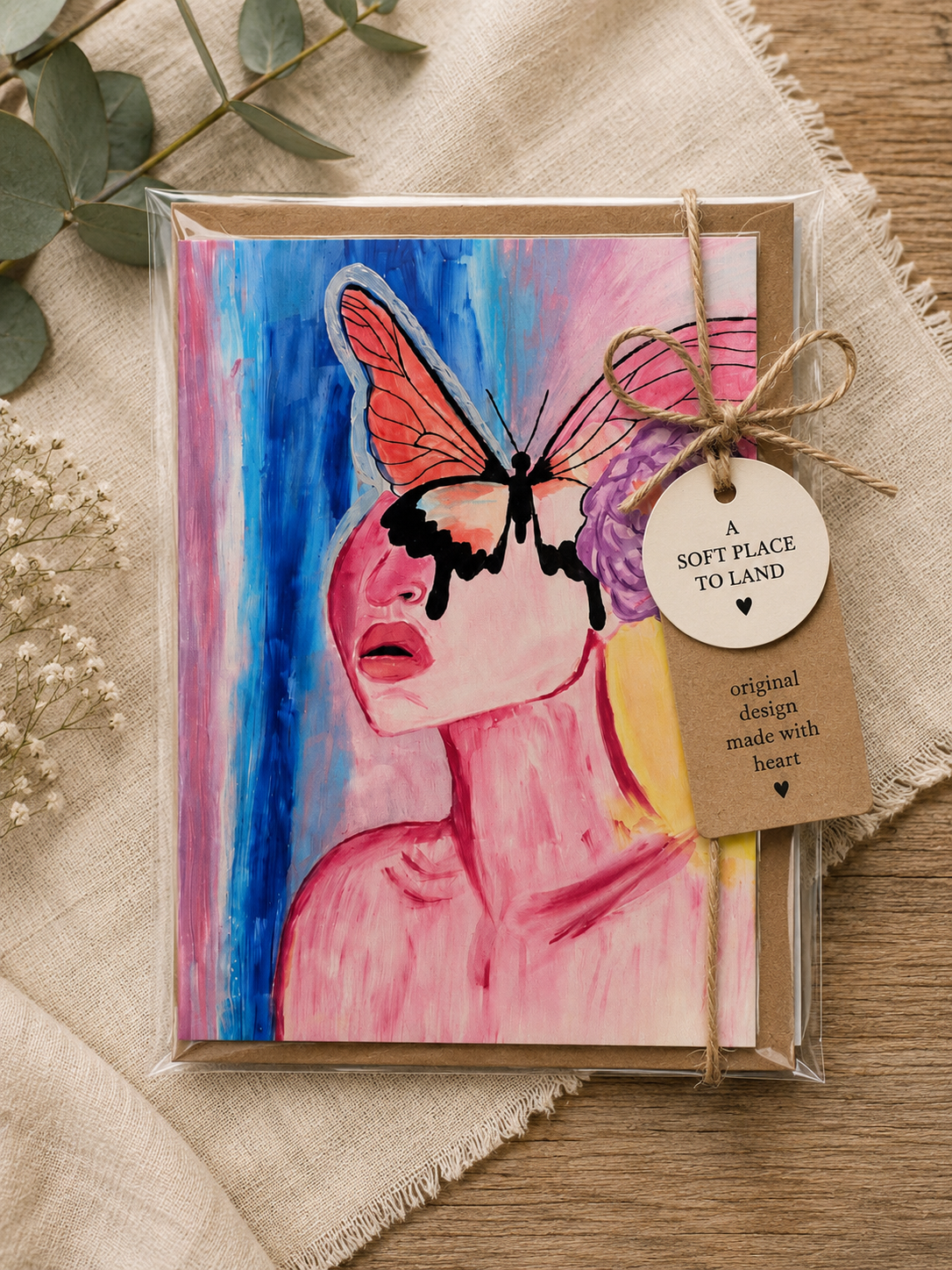 Wings of Transformation | Inspirational Art Greeting Card