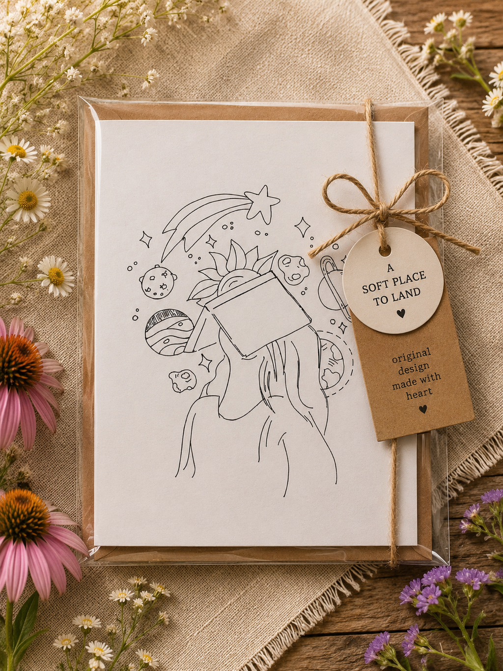 Dream Beyond the Stars | Inspirational Greeting Card