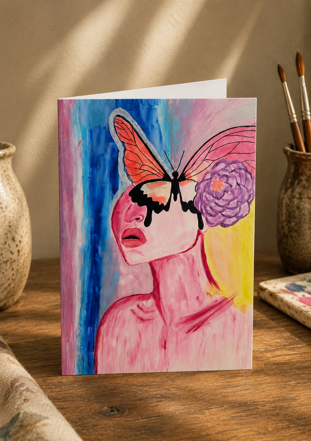 Wings of Transformation | Inspirational Art Greeting Card