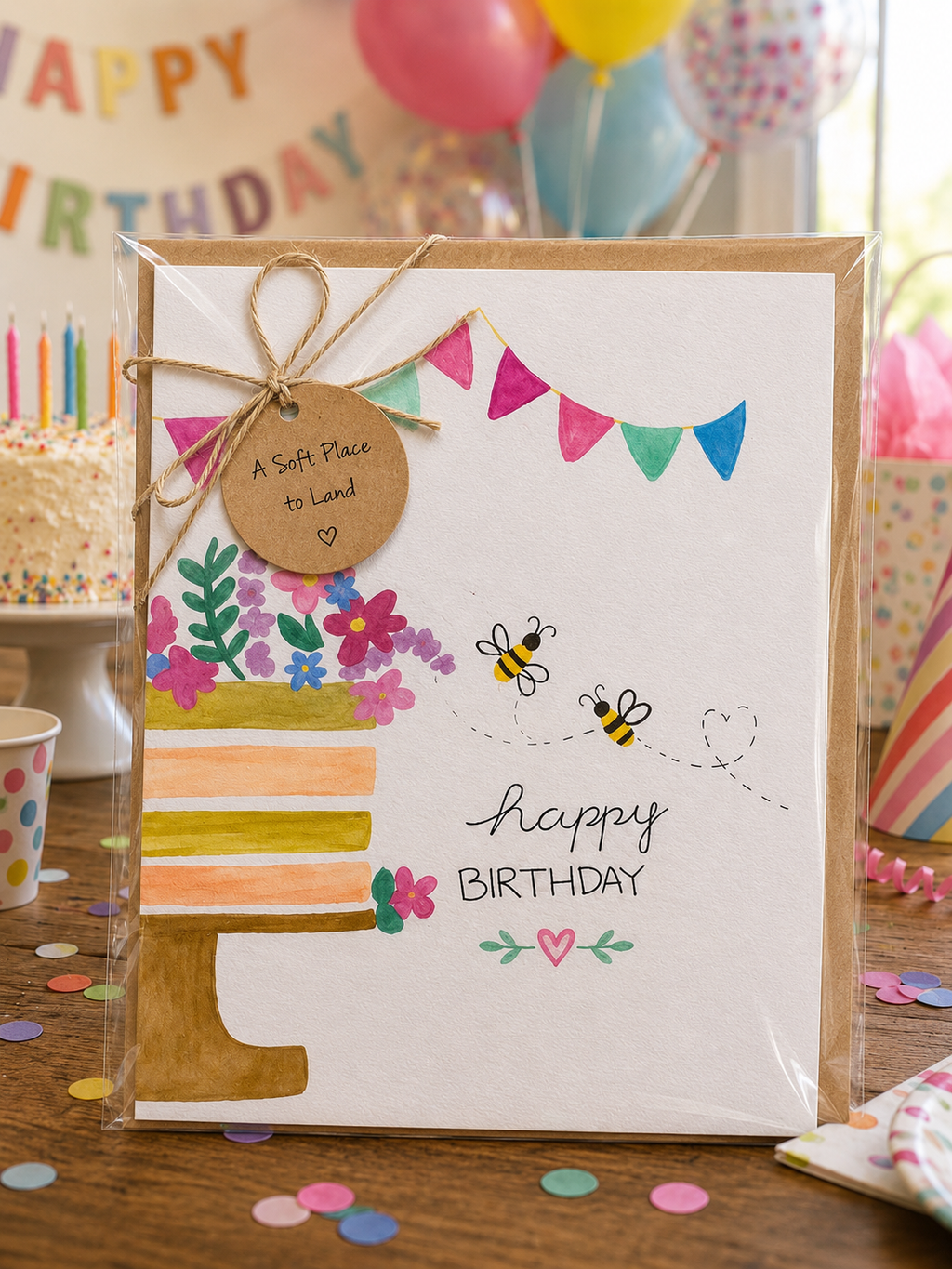 Bee Happy Birthday | Birthday Greeting Card