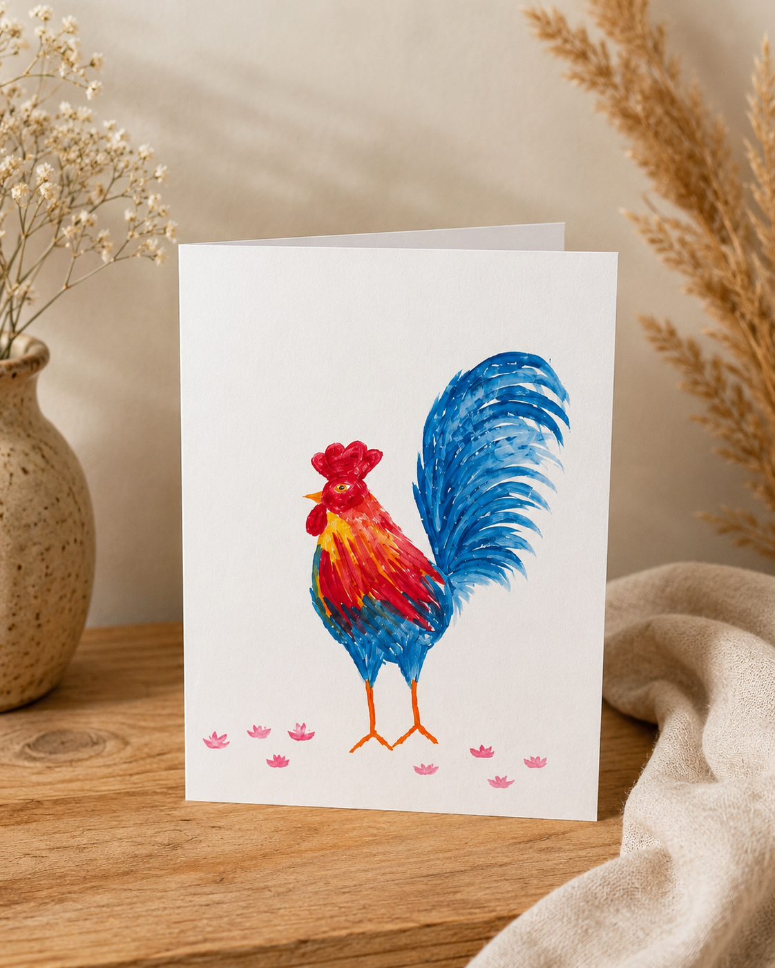 Rise & Shine Rooster | Greeting Card