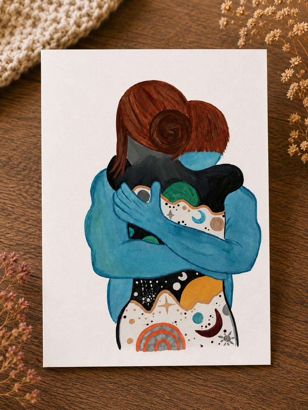 Holding the Universe Together | Inspirational Greeting Card