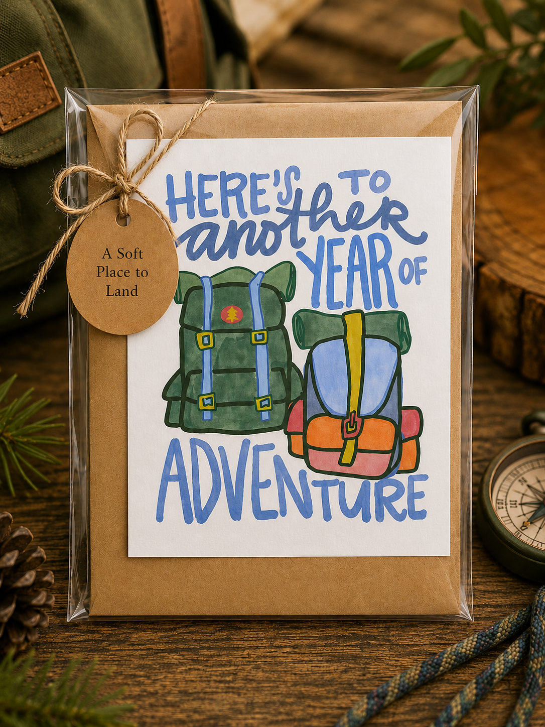 Here’s to Another Year of Adventure | Greeting Card