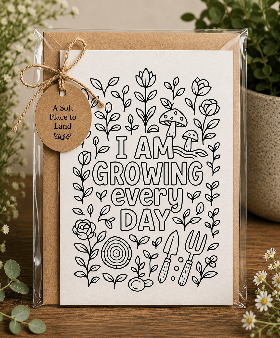 I Am Growing Every Day | Greeting Card