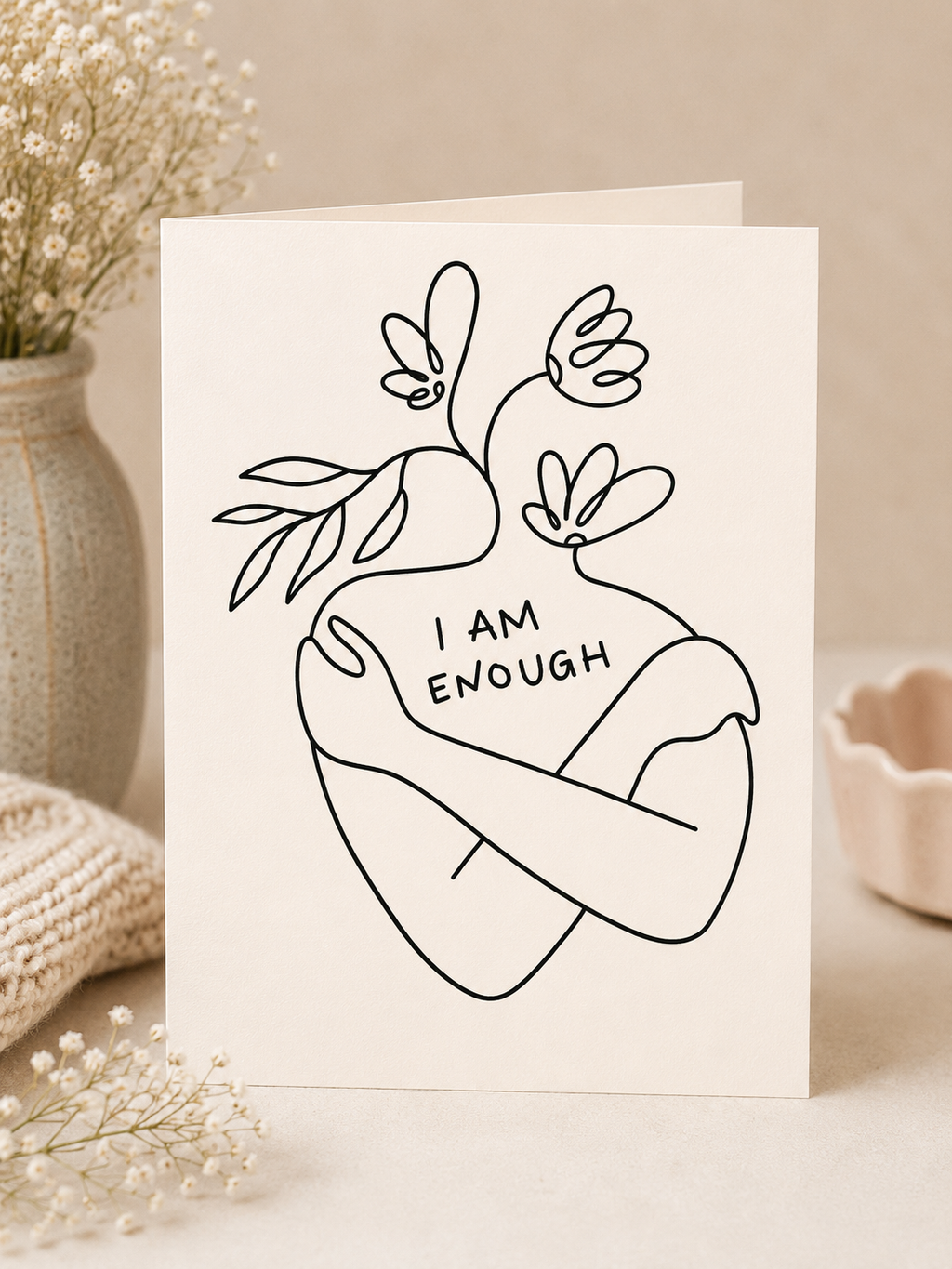 I Am Enough | Greeting Card