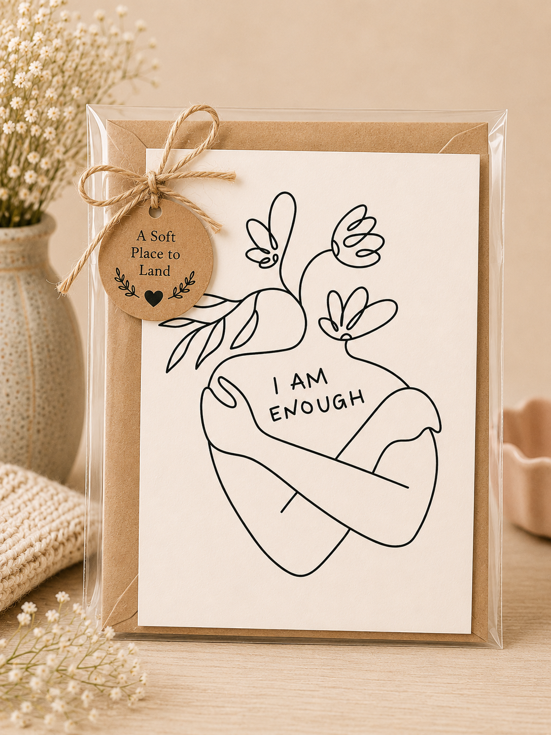 I Am Enough | Greeting Card