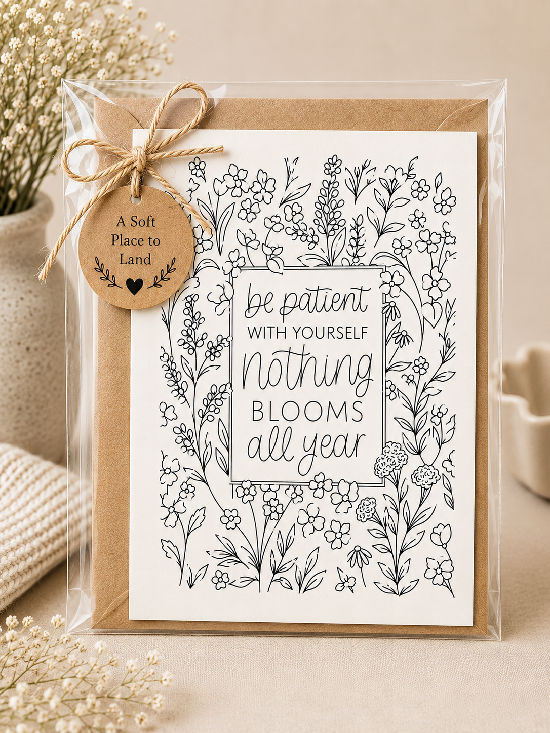 Nothing Blooms All Year | Encouragement Greeting Card
