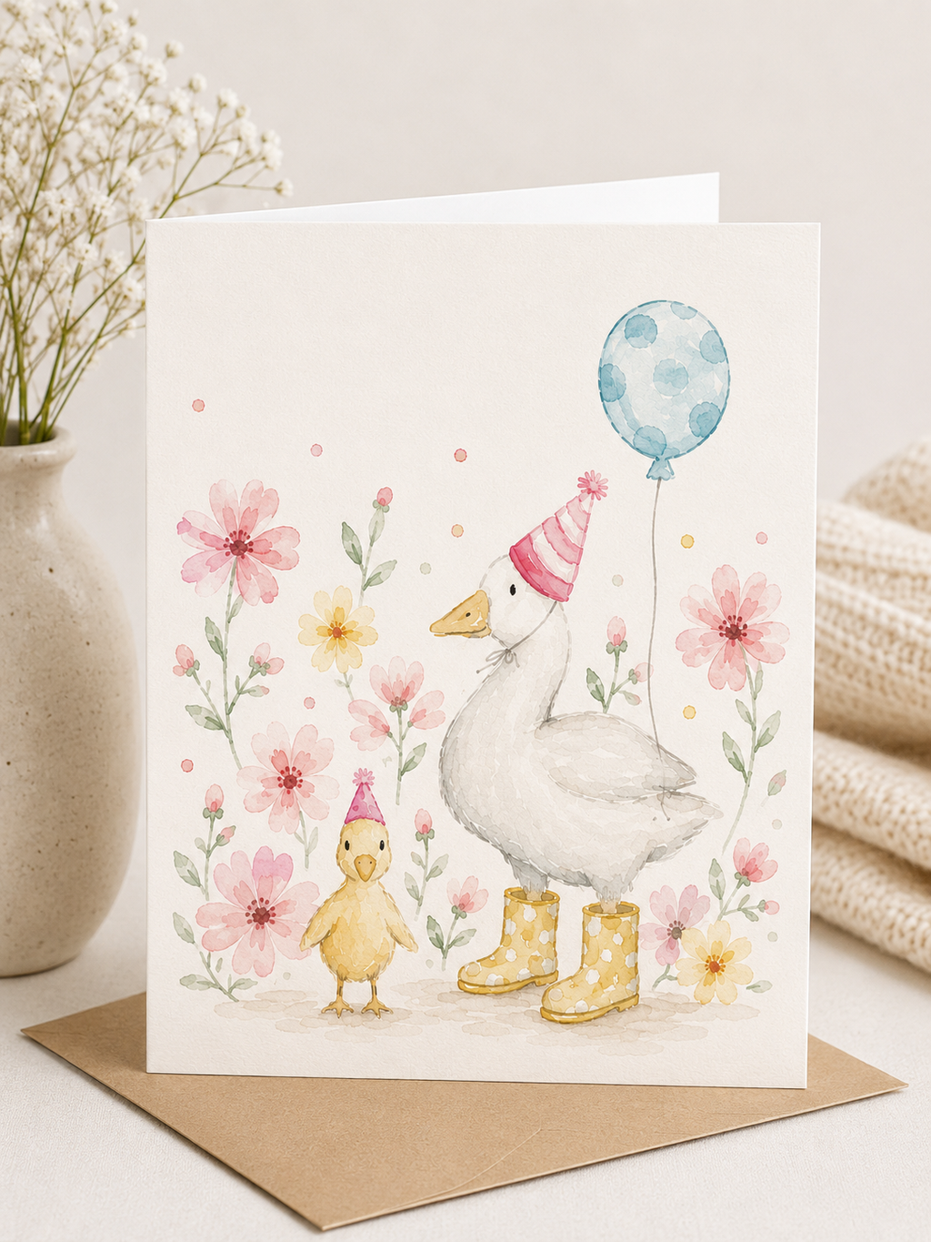 Little Party Ducks | Birthday Greeting Card