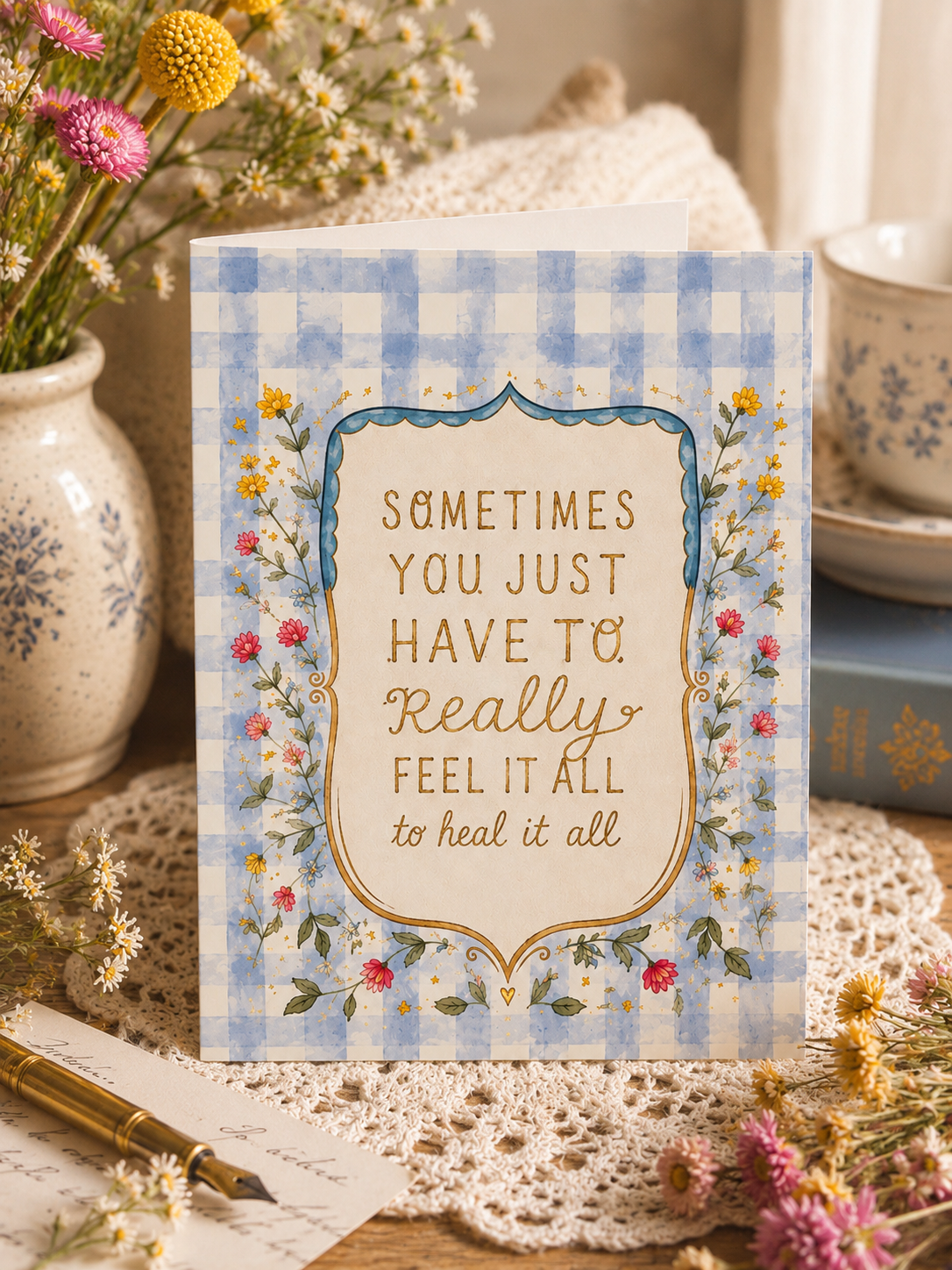 Sometimes You Just Have to Feel It All | Greeting Card