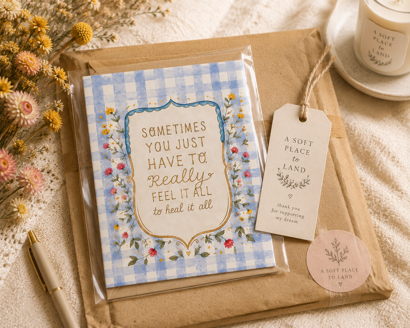 Sometimes You Just Have to Feel It All | Greeting Card