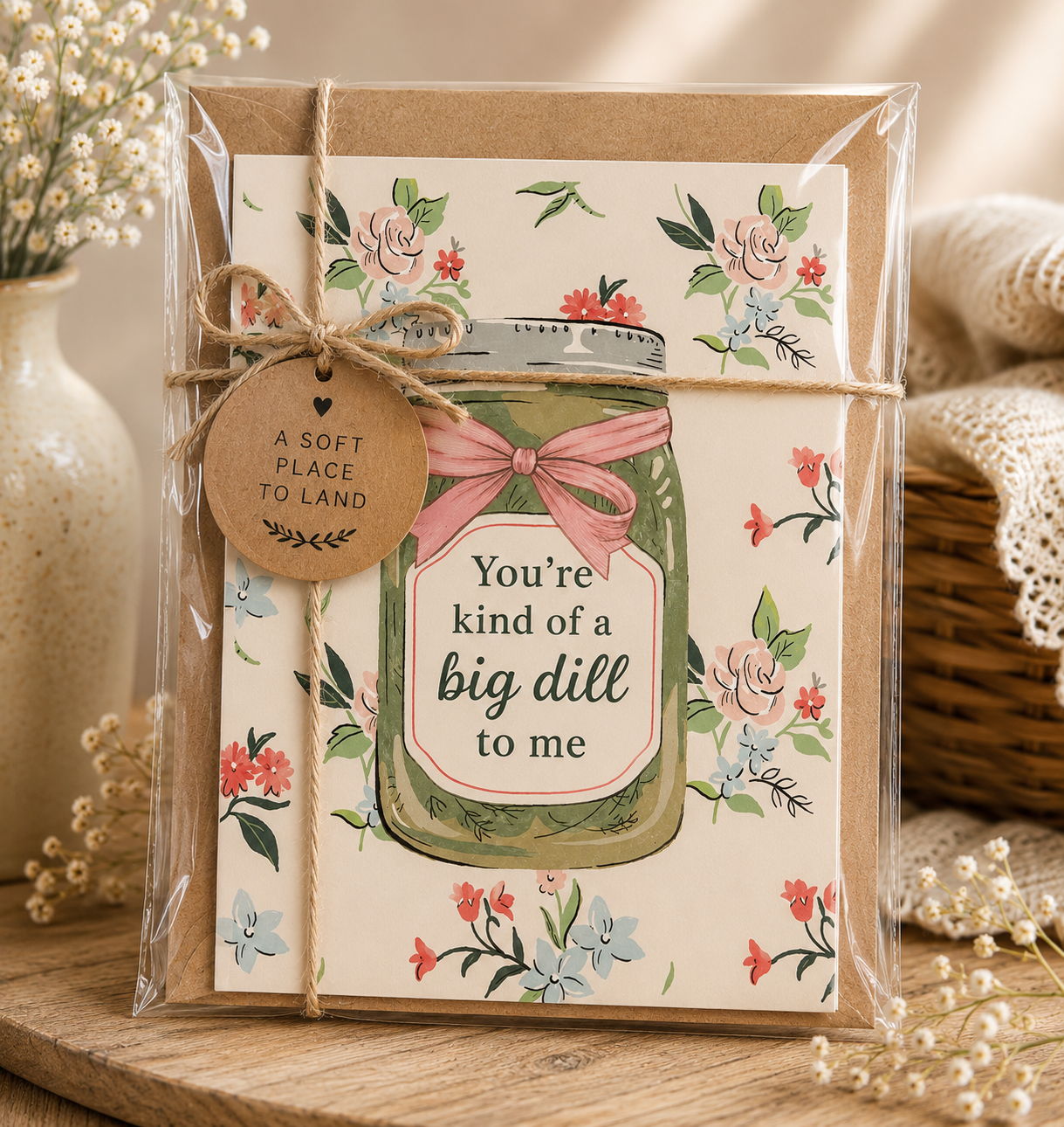 You’re Kind of a Big Dill to Me | Funny Handmade Greeting Card